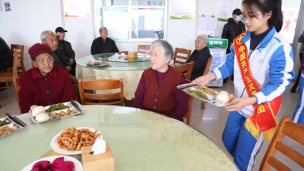 博山区白塔镇 长者食堂引领养老服务新升级